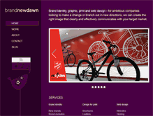 Tablet Screenshot of brandnewdawn.com